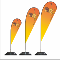 Hot Sales Customized Aluminium Feather Flag Pole Beach For Outdoor And Indoor